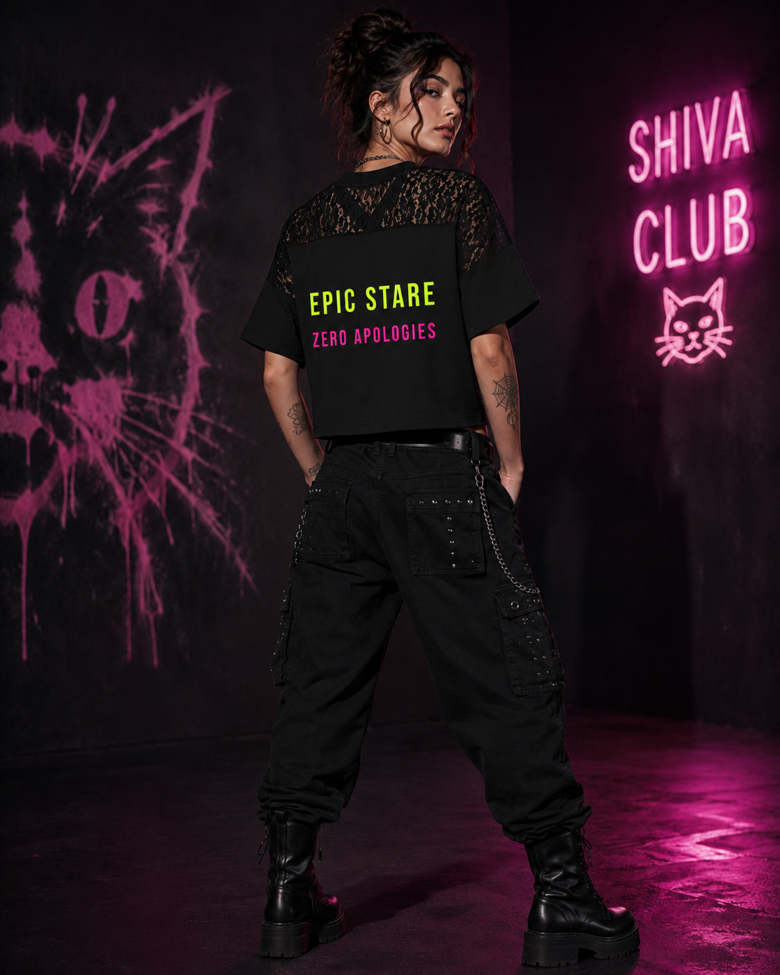 Club lace jersey