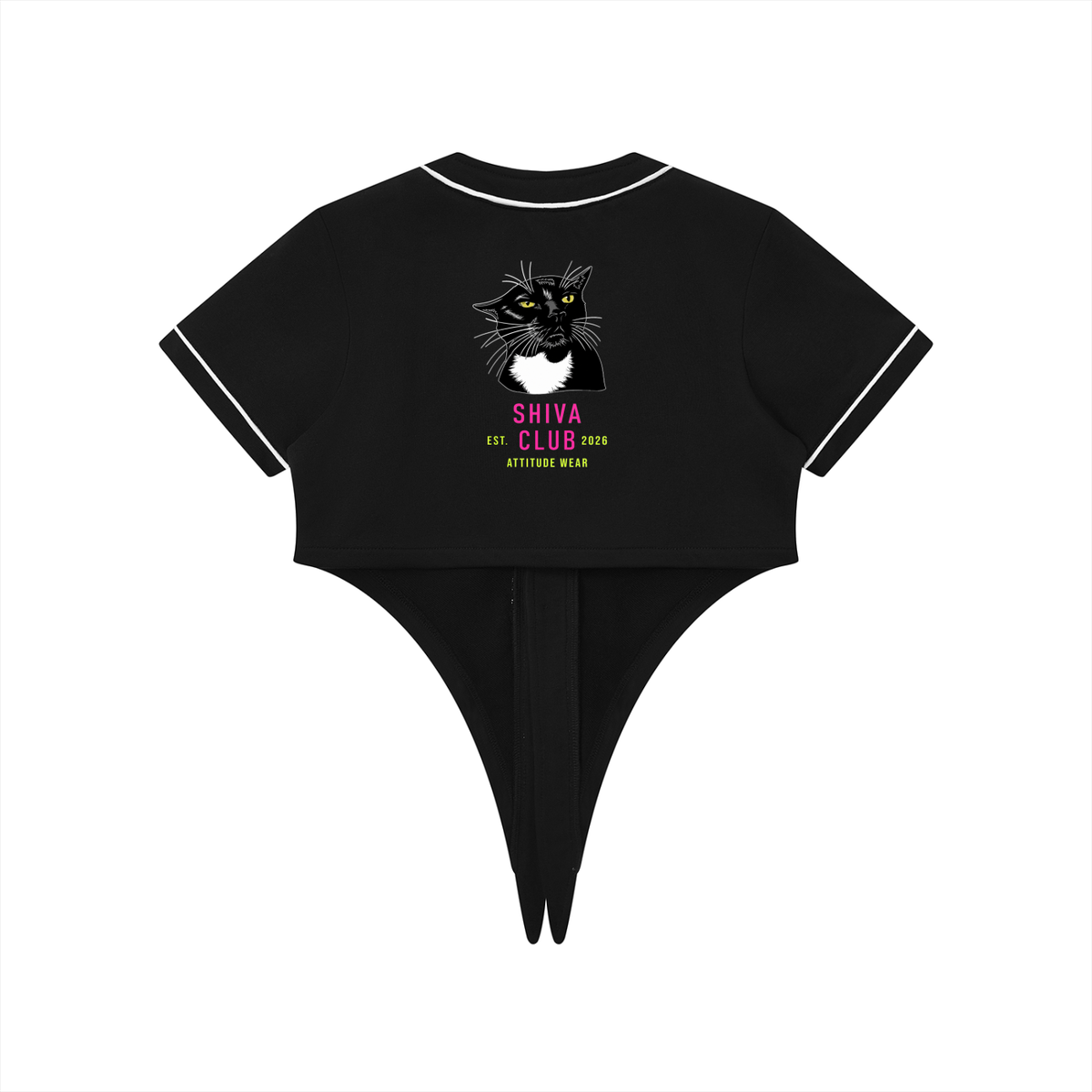 Club Baseball Piping Top black