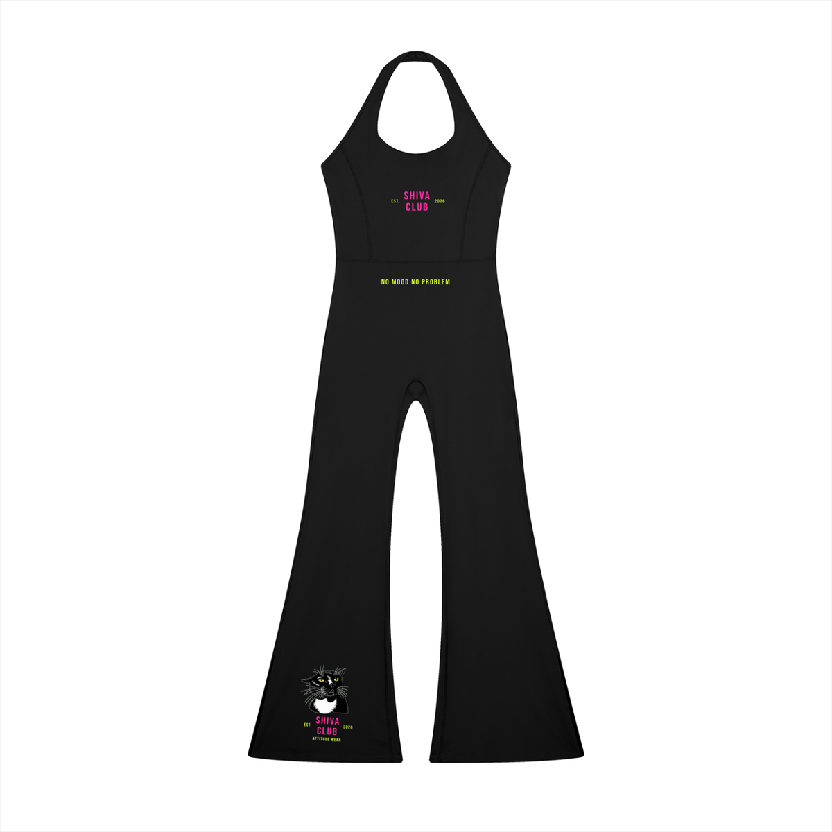 Club Flared Jumpsuit black